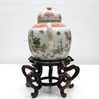 釉彩茶壺